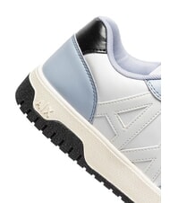 ARMANI EXCHANGE AX LOGO Zapatillas op.blanco+azul - Zapatos Mujer - 4