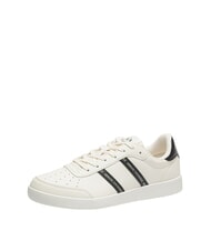 ARMANI EXCHANGE A|X STRIPES Zapatillas blanco roto+negro - Zapatos Hombre - 4