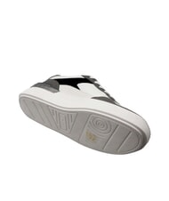 ARMANI EXCHANGE A|X Zapatillas de tejido de malla blanco roto + negro - Zapatos Hombre - 3