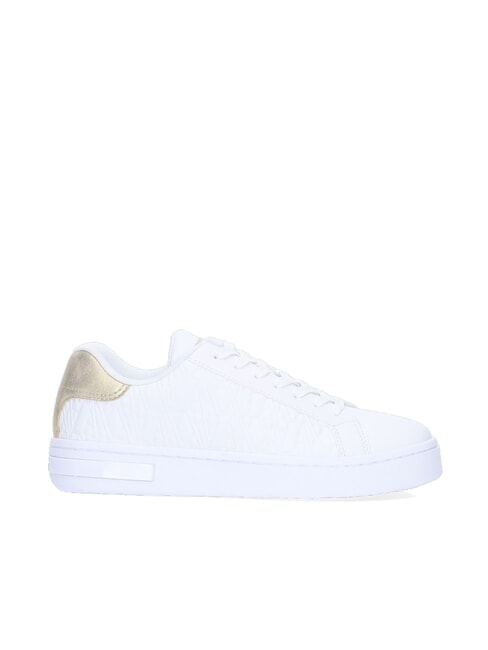 AX LOGO EMBOSSED Zapatillas op.blanco+oro p&aacute;lido - Zapatos Mujer