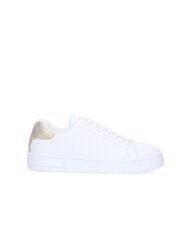 ARMANI EXCHANGE AX LOGO EMBOSSED Zapatillas op.blanco+oro p&aacute;lido - Zapatos Mujer - 2