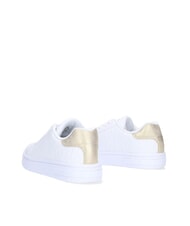 ARMANI EXCHANGE AX LOGO EMBOSSED Zapatillas op.blanco+oro p&aacute;lido - Zapatos Mujer - 3