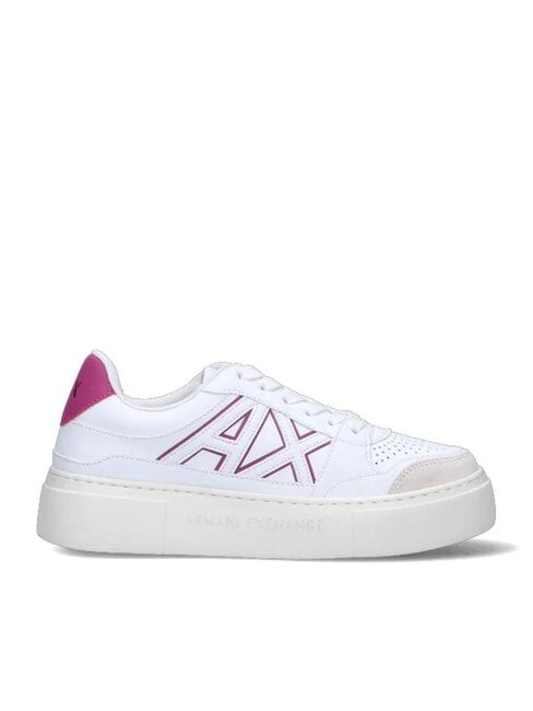 AX LOGO Zapatillas con plataforma op.blanco+rosa - Zapatos Mujer