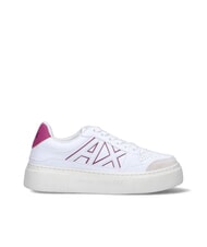 ARMANI EXCHANGE AX LOGO Zapatillas con plataforma op.blanco+rosa - Zapatos Mujer - 2