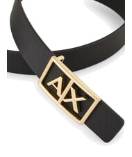 ARMANI EXCHANGE A|X BUCKLE Cinturón con maxilogotipo - Cinturones