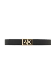 ARMANI EXCHANGE A|X BUCKLE Cinturón con maxilogotipo negro Negro - Cinturones - 3