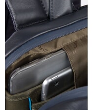 PIQUADRO Mochila URBAN, soporte para PC 14 " azul - Mochilas para portátil - 5