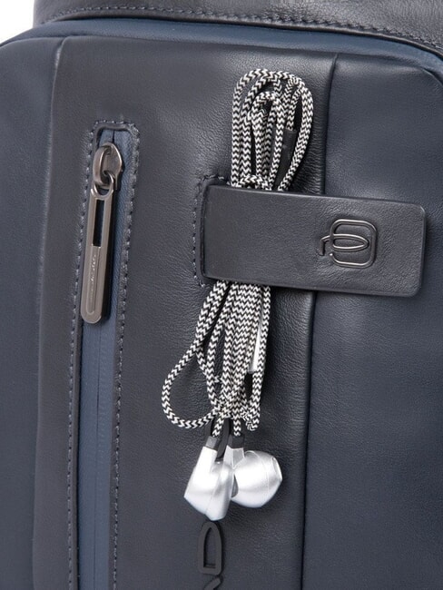 URBAN Bolso de piel de un solo hombro azul - Mochilas para portátil