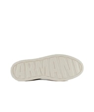 ARMANI EXCHANGE AX LOGO Zapatillas con plataforma negro+oro p&aacute;lido - Zapatos Mujer - 6