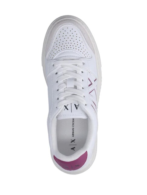 AX LOGO Zapatillas con plataforma op.blanco+rosa - Zapatos Mujer