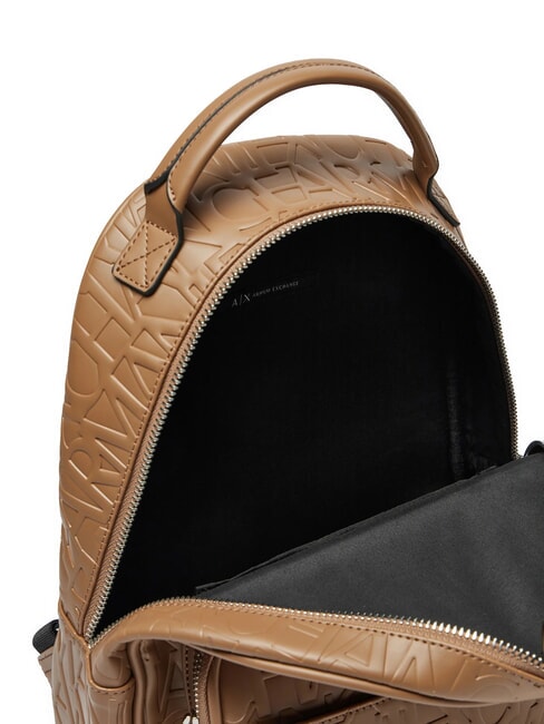 LOGO ALL OVER Mochila con bolsillo pisco oscuro - Bolsos Mujer