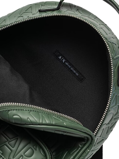 LOGO ALL OVER Mochila con bolsillo ajenjo - Bolsos Mujer