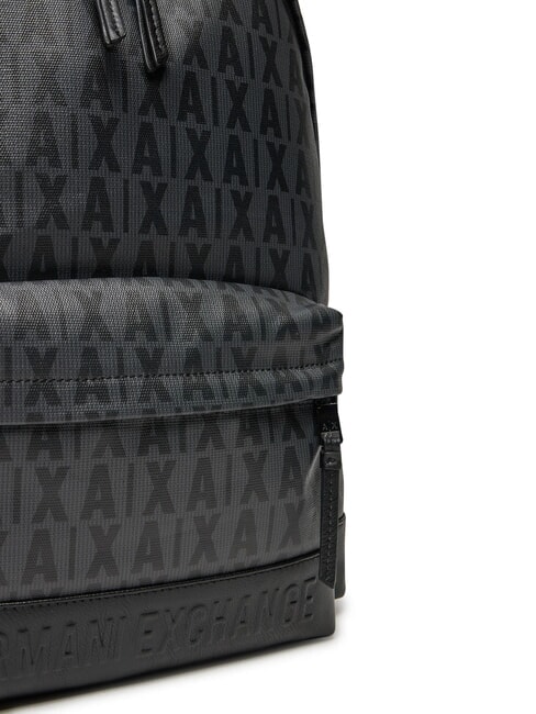 A|X LOGO ALL OVER Mochila para portátil de 15,6" asfalto/negro - Mochilas para portátil