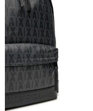 ARMANI EXCHANGE A|X LOGO ALL OVER Mochila para portátil de 15,6" asfalto/negro - Mochilas para portátil - 4