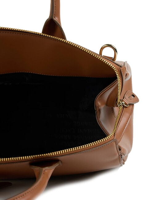 A|X Bolso de mano con candado whisky - Bolsos Mujer