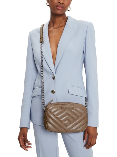 VICTORIA Bolso de dormitorio Matelassé pisco oscuro - Bolsos Mujer