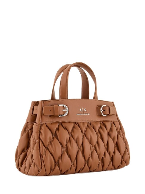 A|X PUFFY Bolso de mano con bandolera whisky - Bolsos Mujer