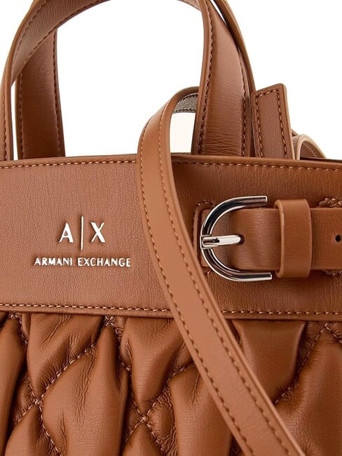 A|X PUFFY Bolso de mano con bandolera whisky - Bolsos Mujer