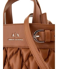 ARMANI EXCHANGE A|X PUFFY Bolso de mano con bandolera whisky - Bolsos Mujer - 3