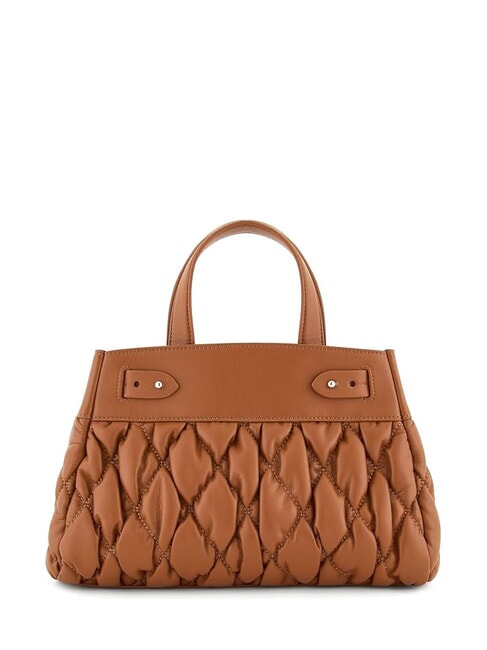 A|X PUFFY Bolso de mano con bandolera whisky - Bolsos Mujer