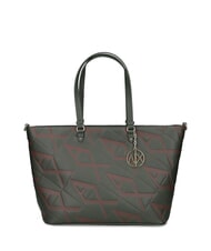 ARMANI EXCHANGE LOGO EMBOSSED Bolso shopper de hombro absenta/licor oscuro - Bolsos Mujer - 3