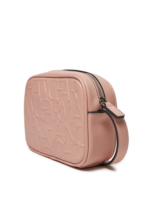 LOGO EMBOSSED Mini bolso de hombro ponche de leche - Bolsos Mujer