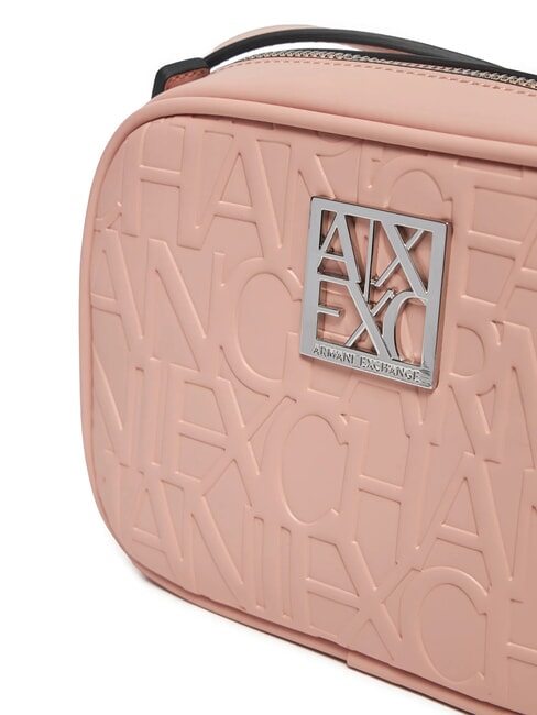 LOGO EMBOSSED Mini bolso de hombro ponche de leche - Bolsos Mujer