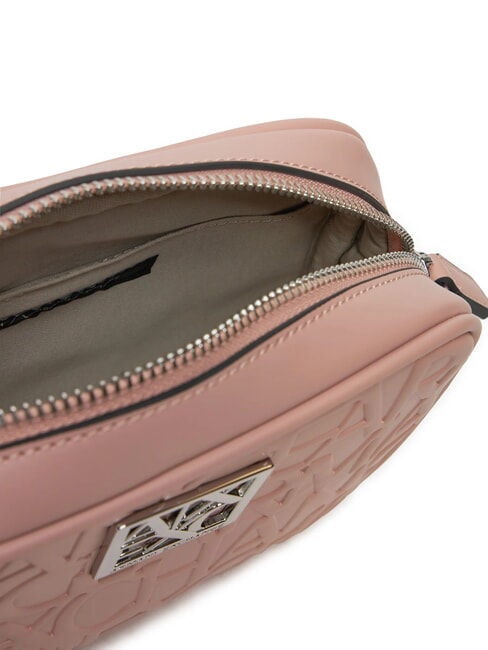 LOGO EMBOSSED Mini bolso de hombro ponche de leche - Bolsos Mujer