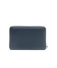 GIANNI CHIARINI GRAIN Cartera mediana de piel con cremallera AZUL - Carteras Mujer - 3