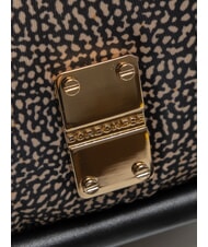 BORBONESE CAHIER HOBO SMALL Bolso bandolera con bandolera OP / NATURAL / NEGRO - Bolsos Mujer - 4