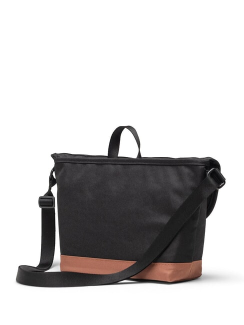 COVE Carpeta Messenger, PC de 15,6" negro/marrón silla de montar - Maletines de Trabajo