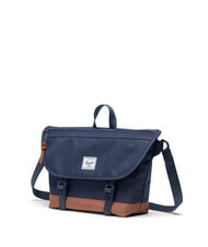HERSCHEL COVE Carpeta Messenger, PC de 15,6" azul marino/marr&oacute;n silla de montar - Maletines de Trabajo - 2