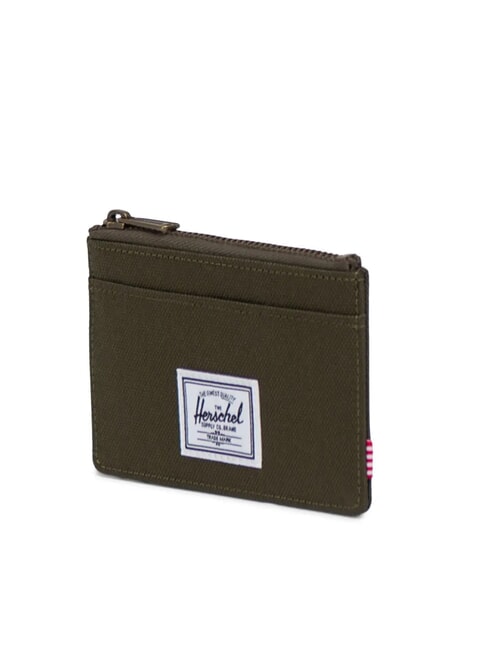 OSCAR Tarjetero plano con cremallera hiedra - Carteras Hombre