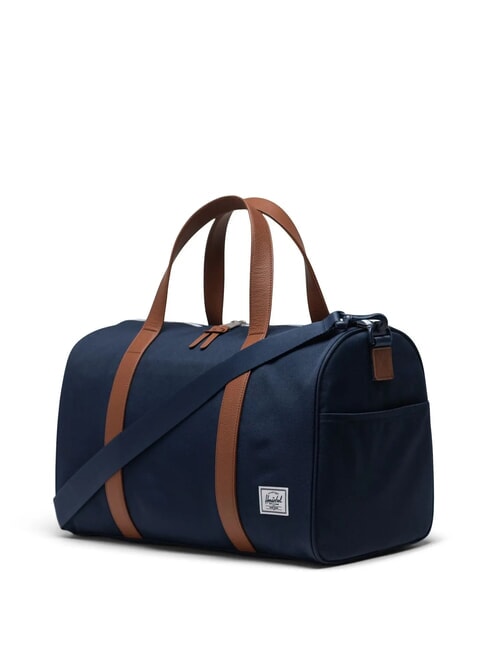 NOVEL CARRY ON Bolso de lona con bandolera navy tan - Bolsas de viaje