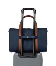 HERSCHEL NOVEL CARRY ON Bolso de lona con bandolera navy tan - Bolsas de viaje - 3