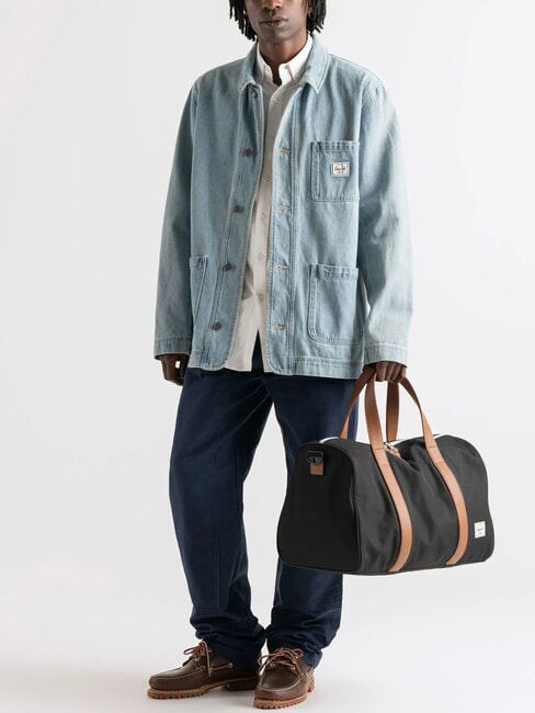 NOVEL CARRY ON Bolso de lona con bandolera navy tan - Bolsas de viaje