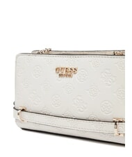 GUESS ZARELA  Bolso de hombro logotipo blanquecino - Bolsos Mujer - 3