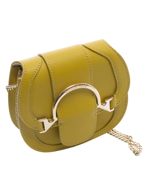 110  Bolso micro bandolera, en piel. verde - Bolsos Mujer