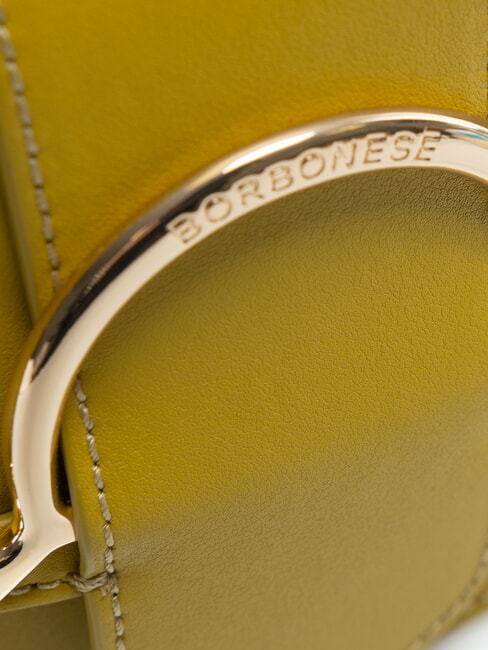 110  Bolso micro bandolera, en piel. verde - Bolsos Mujer