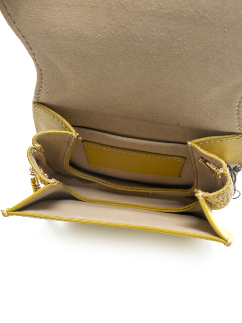 110  Bolso micro bandolera, en piel. verde - Bolsos Mujer