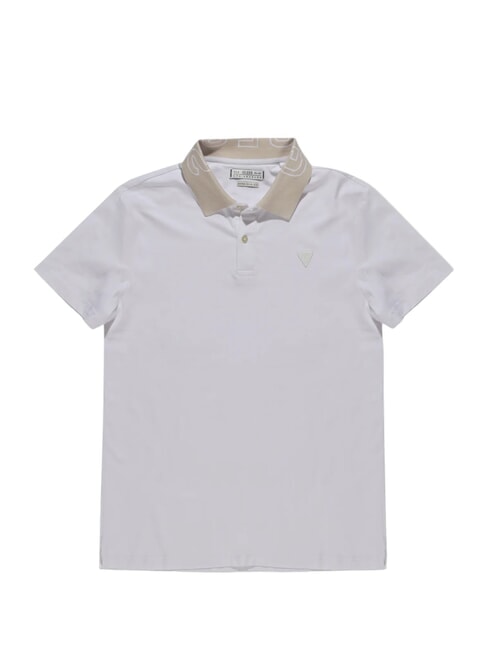 NOLAN SS Polo el&aacute;stico de manga corta purwhite - camisa polo