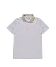 GUESS NOLAN SS Polo el&aacute;stico de manga corta purwhite - camisa polo - 4