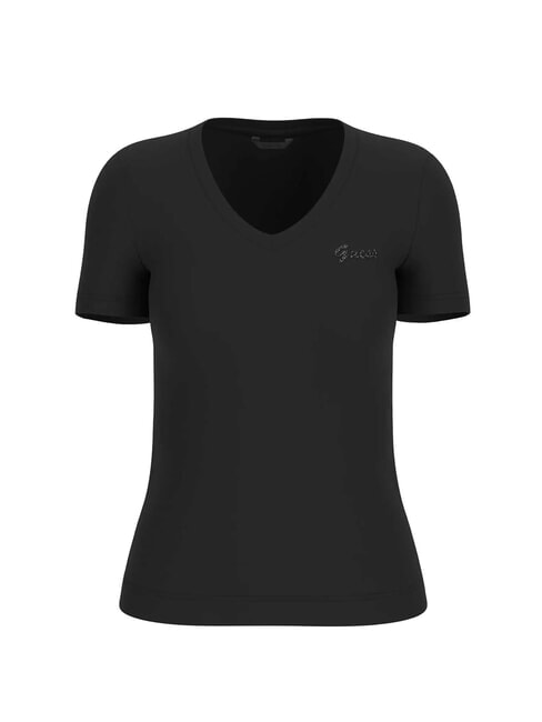 VN SS LIGHT BASIC Camiseta suave con cuello en V jetbla - camiseta
