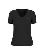 GUESS VN SS LIGHT BASIC Camiseta suave con cuello en V jetbla - camiseta - 4
