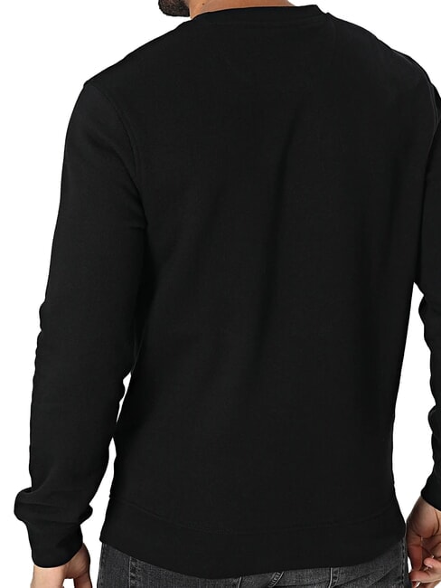 BEAU Sudadera de cuello redondo con logo bordado jetbla - Sudaderas