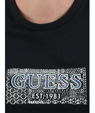GUESS SS CN BOX Camiseta con logo estampado jetbla - camiseta - 3