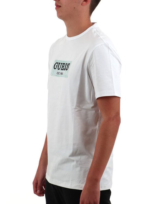 SS CN BOX Camiseta con logo estampado purwhite - camiseta