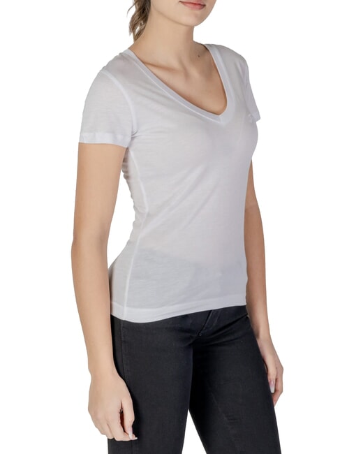 VN SS LIGHT BASIC Camiseta suave con cuello en V purwhite - camiseta