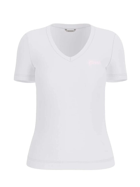 VN SS LIGHT BASIC Camiseta suave con cuello en V purwhite - camiseta