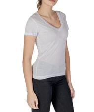 GUESS VN SS LIGHT BASIC Camiseta suave con cuello en V purwhite - camiseta - 3